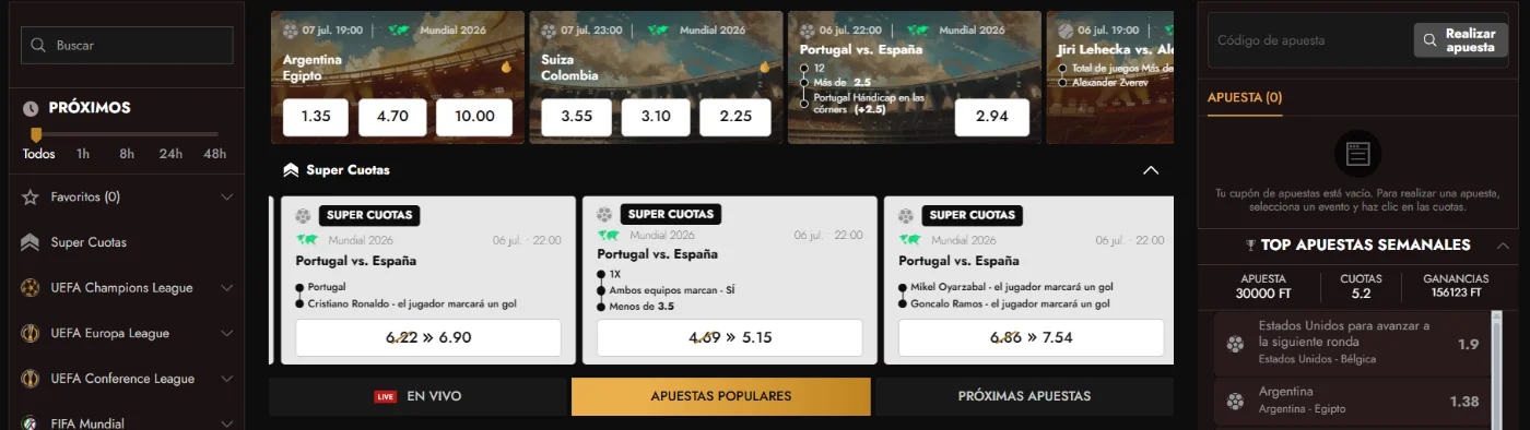 Apuestas deportivas